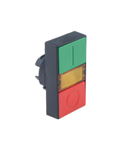 MTB2-EW84 MEYERTEC Головка двойной кнопки прозрачная, красный/зеленый, IP40, пластик