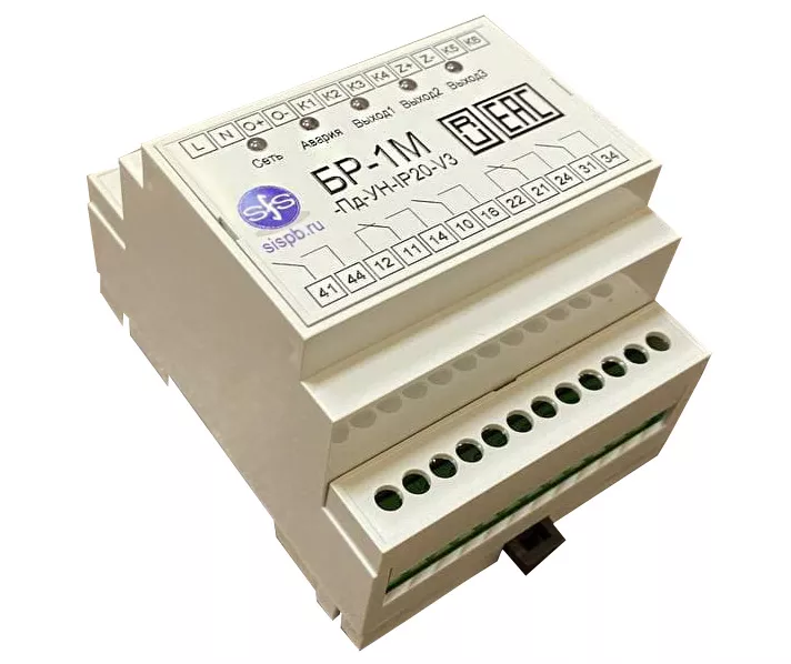 БР-1М-Пд-УН-IP20-V3 Блок Релейный БР1-М Реле 1 spb-br-1m-v3-ip20-foto1