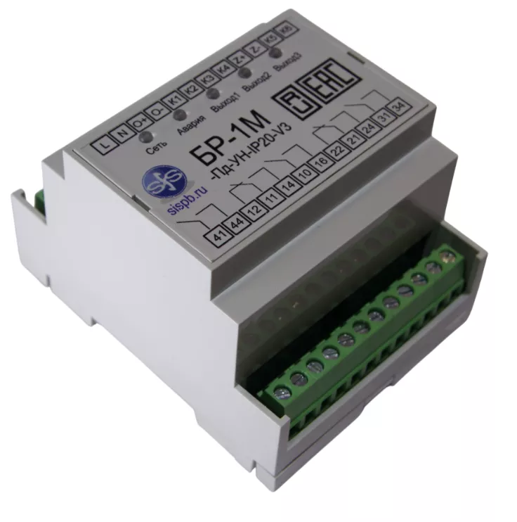 БР-1М-Пд-УН-IP20-V3 Блок Релейный БР1-М Реле 2 spb-br-1m-v3-ip20-foto2