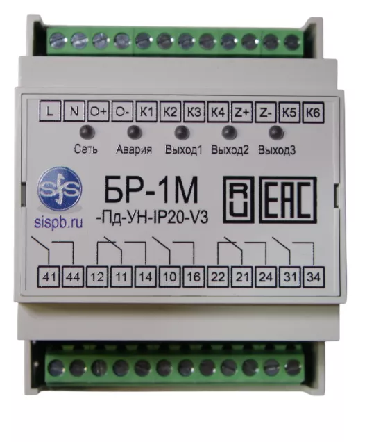 БР-1М-Пд-УН-IP20-V3 Блок Релейный БР1-М Реле 3 spb-br-1m-v3-ip20-foto3