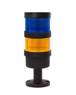 TL70-024-BY-55 INNOCONT Светосигнальная колонна d=70мм, 24В, Синий, Желтый, IP65