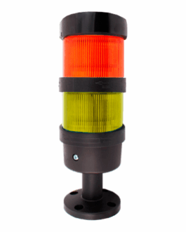 TL70-024-RY-55 INNOCONT Светосигнальная колонна d=70мм, 24В, Красный, Желтый, IP65