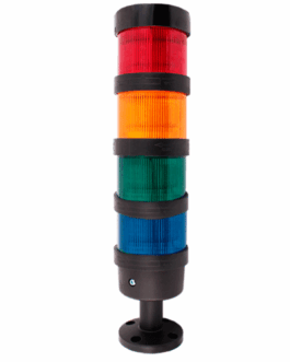 TL70-024-RYGB-55 INNOCONT Светосигнальная колонна d=70мм, 24В, Красный, Желтый, Зеленый, Синий, IP65