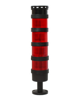 TL70B-024-RRRR-55 INNOCONT Светосигнальная колонна d=70мм, 24В, Красный, Красный, Красный, Красный, IP65