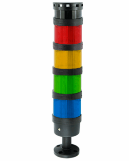 TL70B-024-RYGB-55 INNOCONT Светосигнальная колонна d=70мм, 24В, Красный, Желтый, Зеленый, Синий, IP65
