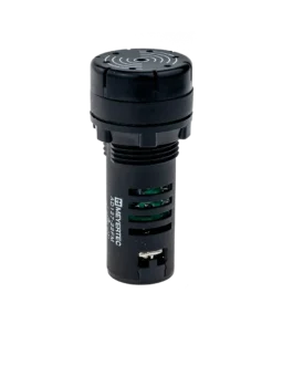 MT22-FM220 MEYERTEC Зуммер без подсветки, 80дБ, черный,220V AС, IP40, пластик