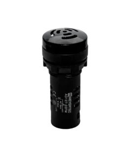 MT22-FM220E MEYERTEC Зуммер без подсветки, 80дБ, черный, 220V AС, IP65, пластик
