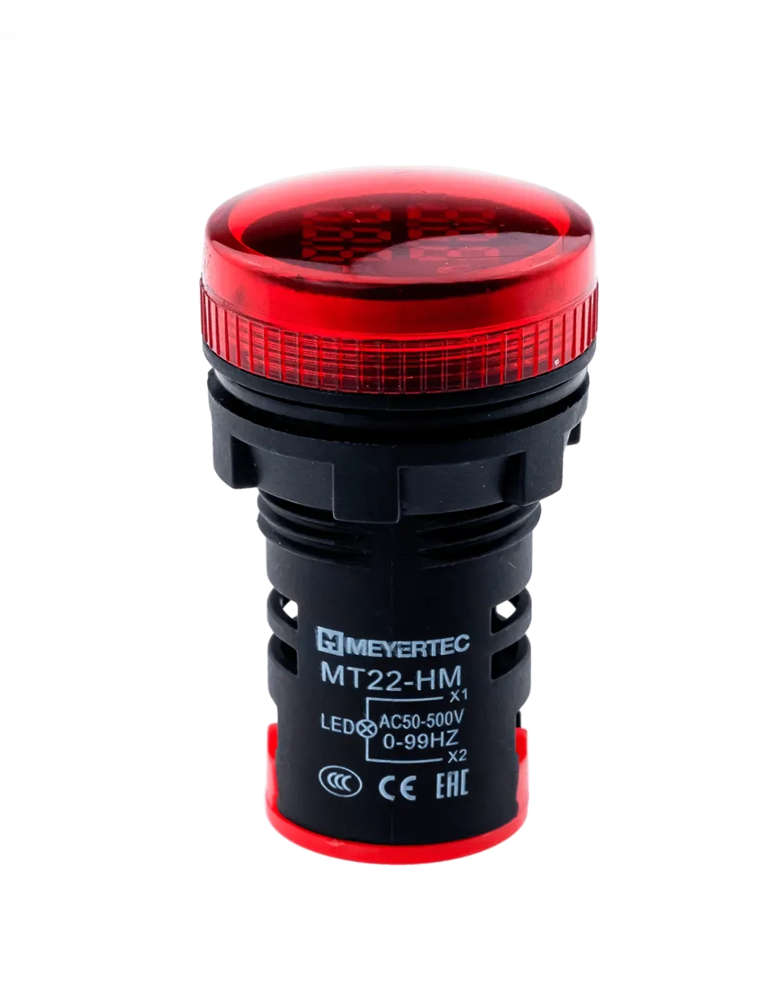 MT22-HM4 MEYERTEC Индикатор напряжения и частоты, красный, пластик 1 MT22-HM4