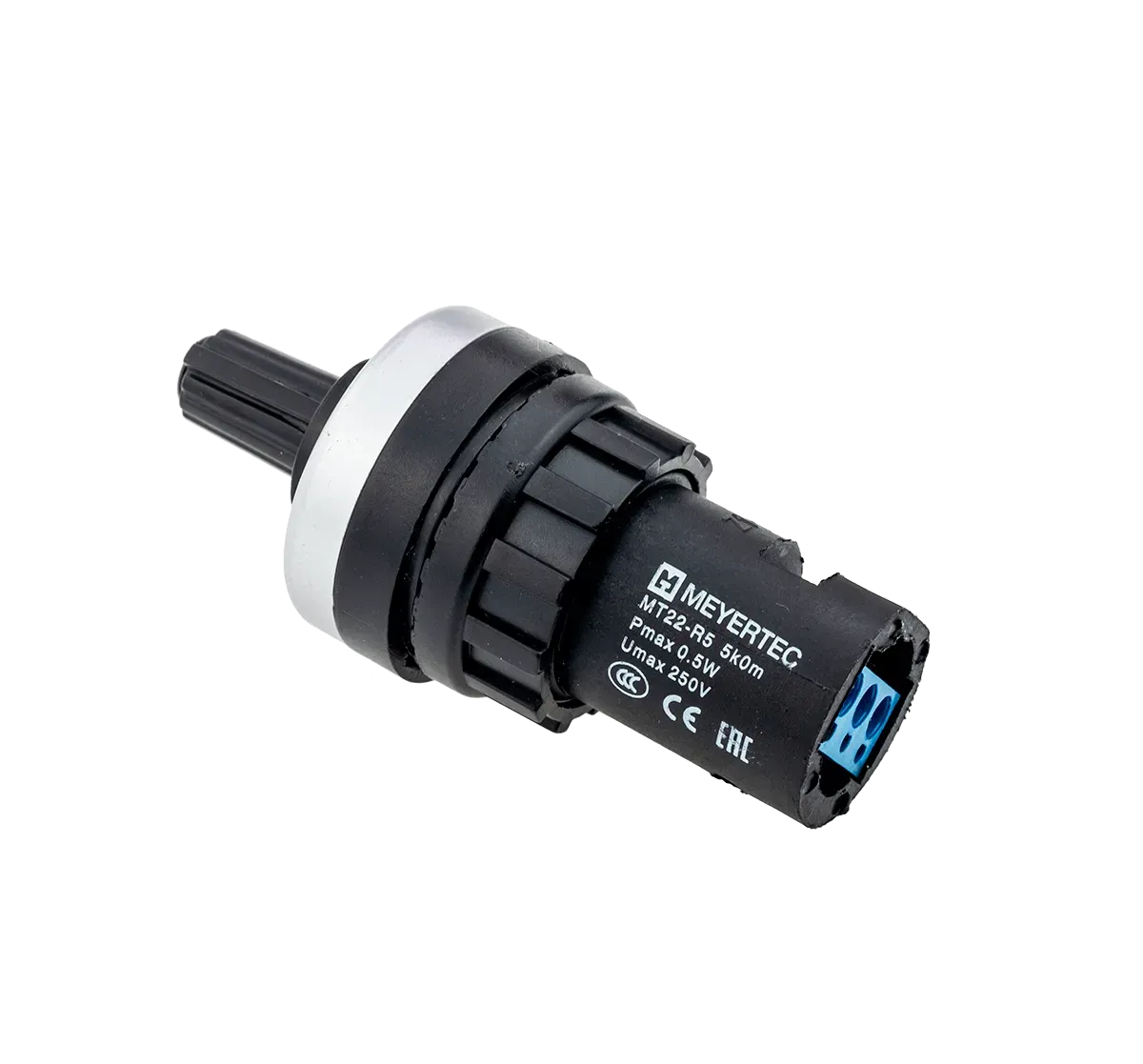 MT22-R5 MEYERTEC Потенциометр, 5 кОм, IP65, пластик 2 MT22-R5 MEYERTEC Потенциометр, 5 кОм, IP65, пластик — изображение 2