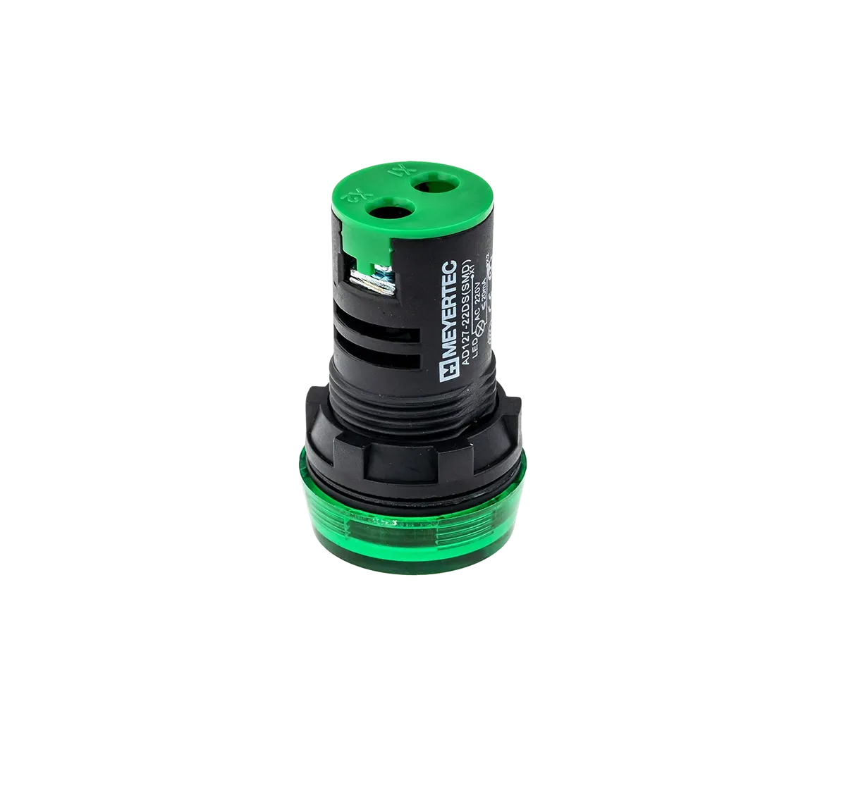 MT22-S23 MEYERTEC Сигнальная LED лампа, зеленый, 110V AC/DC, IP65, пластик 4 MT22-S23 MEYERTEC Сигнальная LED лампа, зеленый, 110V AC/DC, IP65, пластик — изображение 4