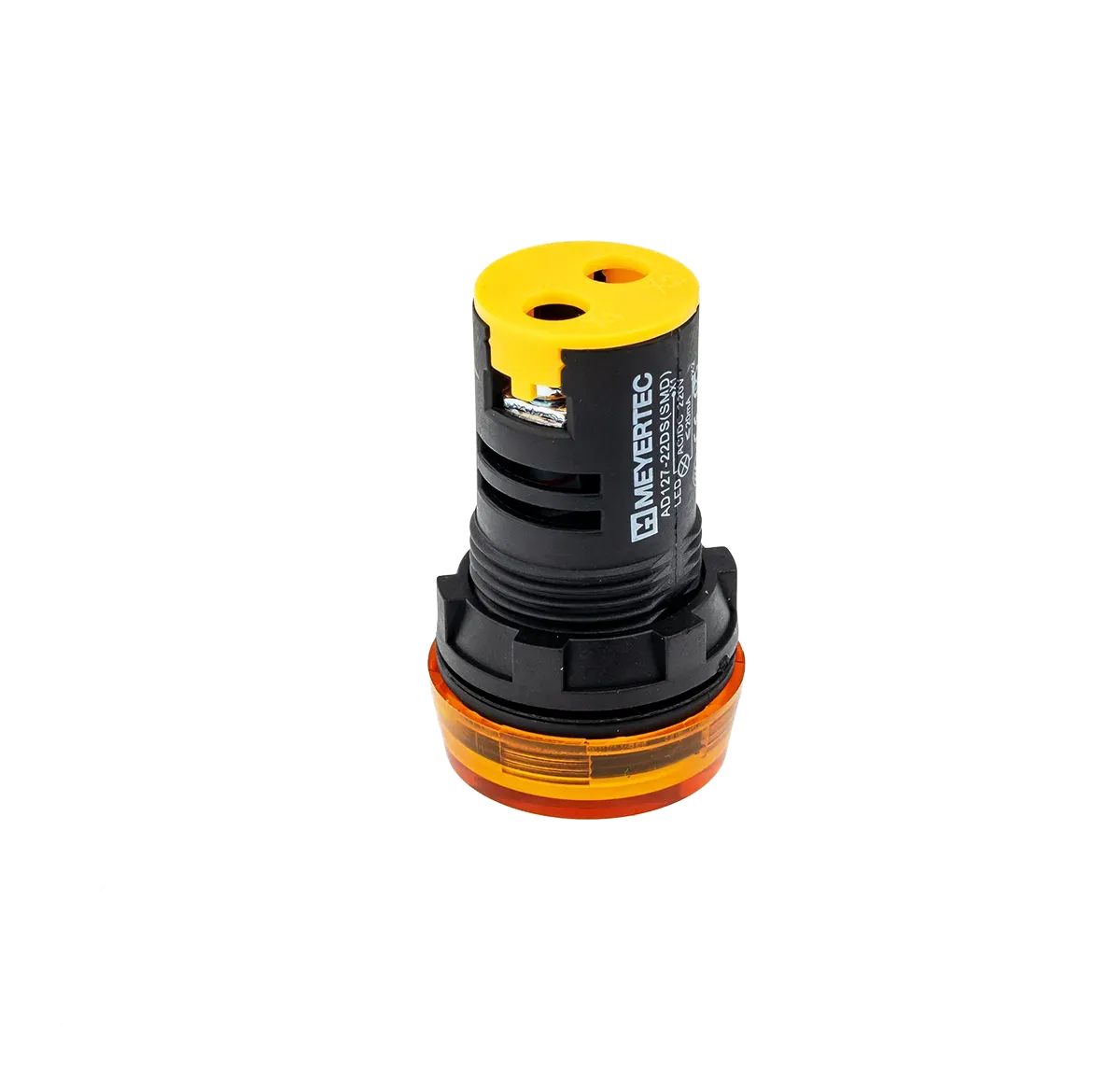 MT22-S25 MEYERTEC Сигнальная LED лампа, желтый, 110V AC/DC, IP65, пластик 4 MT22-S25 MEYERTEC Сигнальная LED лампа, желтый, 110V AC/DC, IP65, пластик — изображение 4