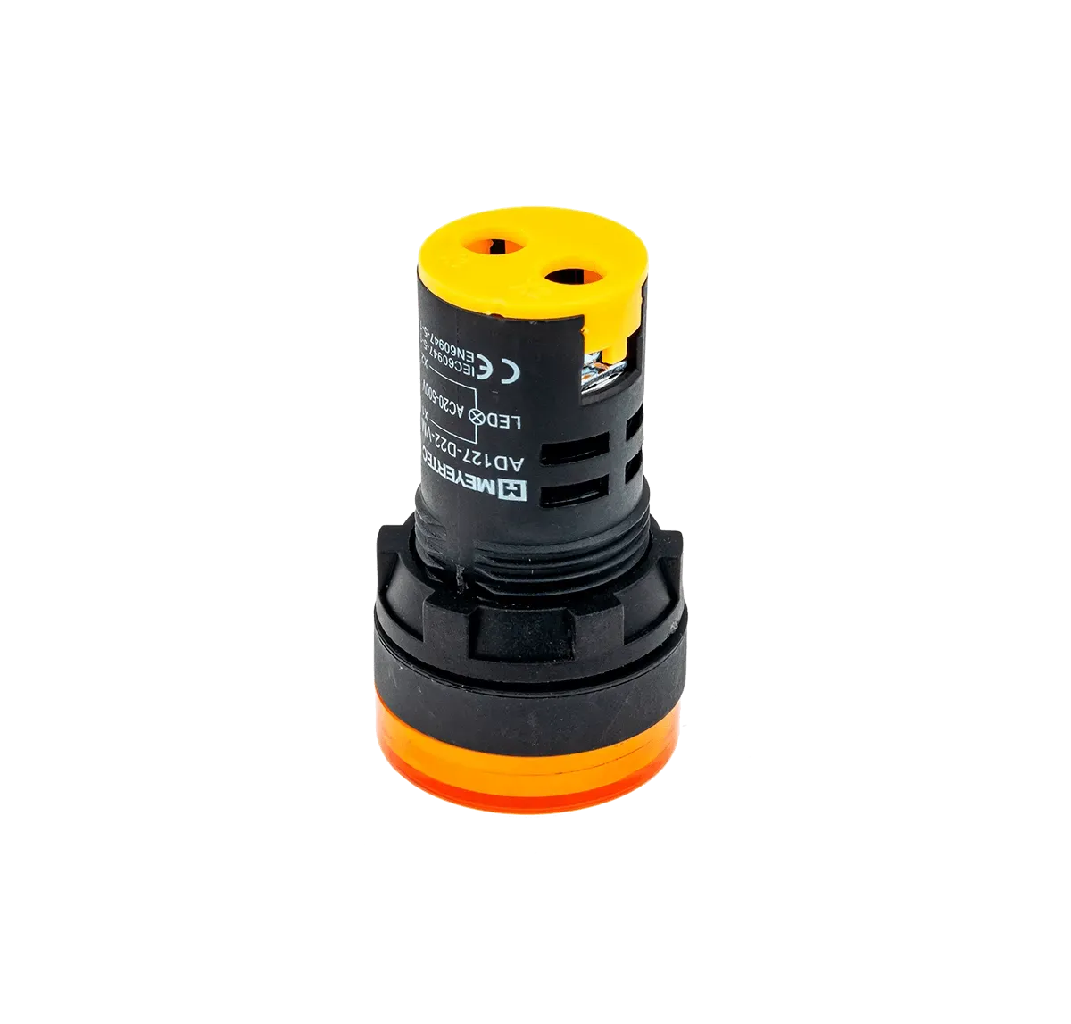 MT22-VM5 MEYERTEC Индикатор напряжения, 20-500V AC, желтый, пластик 3 MT22-VM5 MEYERTEC Индикатор напряжения, 20-500V AC, желтый, пластик — изображение 3