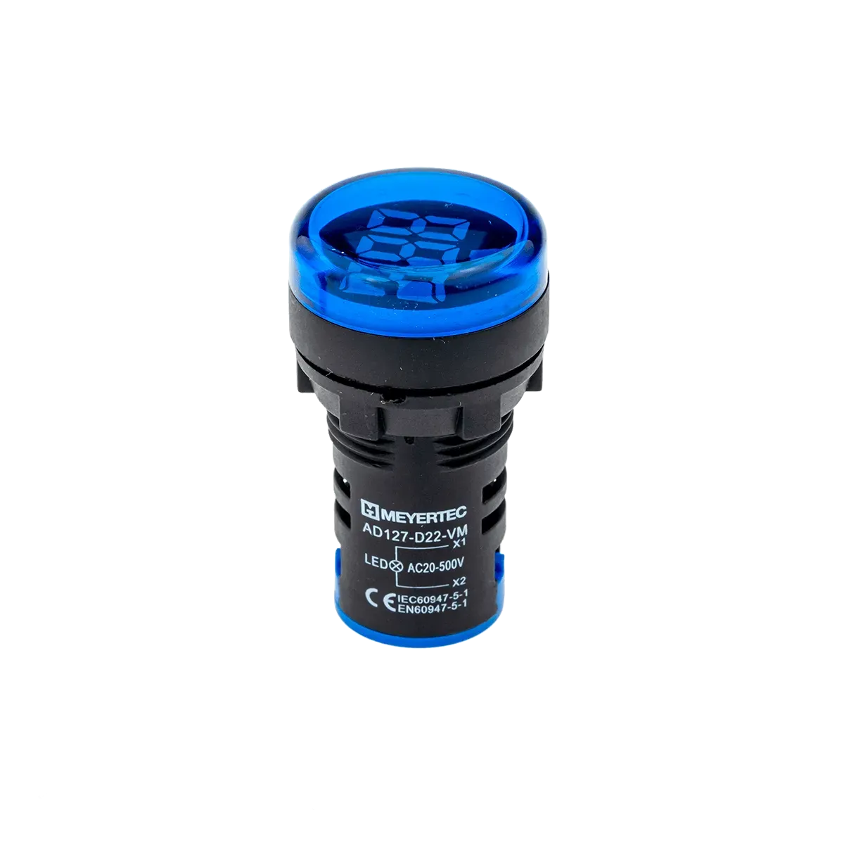 MT22-VM6 MEYERTEC Индикатор напряжения, 20-500V AC, синий, пластик 1 MT22-VM6