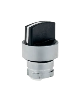 MTB2-BD5 MEYERTEC Головка переключателя короткая ручка, черный, 3 полож. возвр.-фикс.-возвр, металл