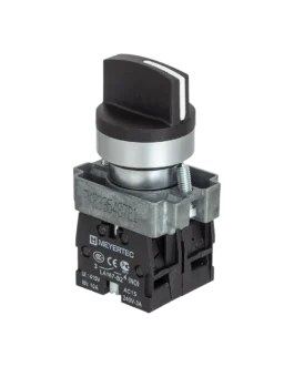 MTB2-BDF33 MEYERTEC Переключатель на 3 положения с фиксацией, короткая ручка, 2NO, IP67, металл