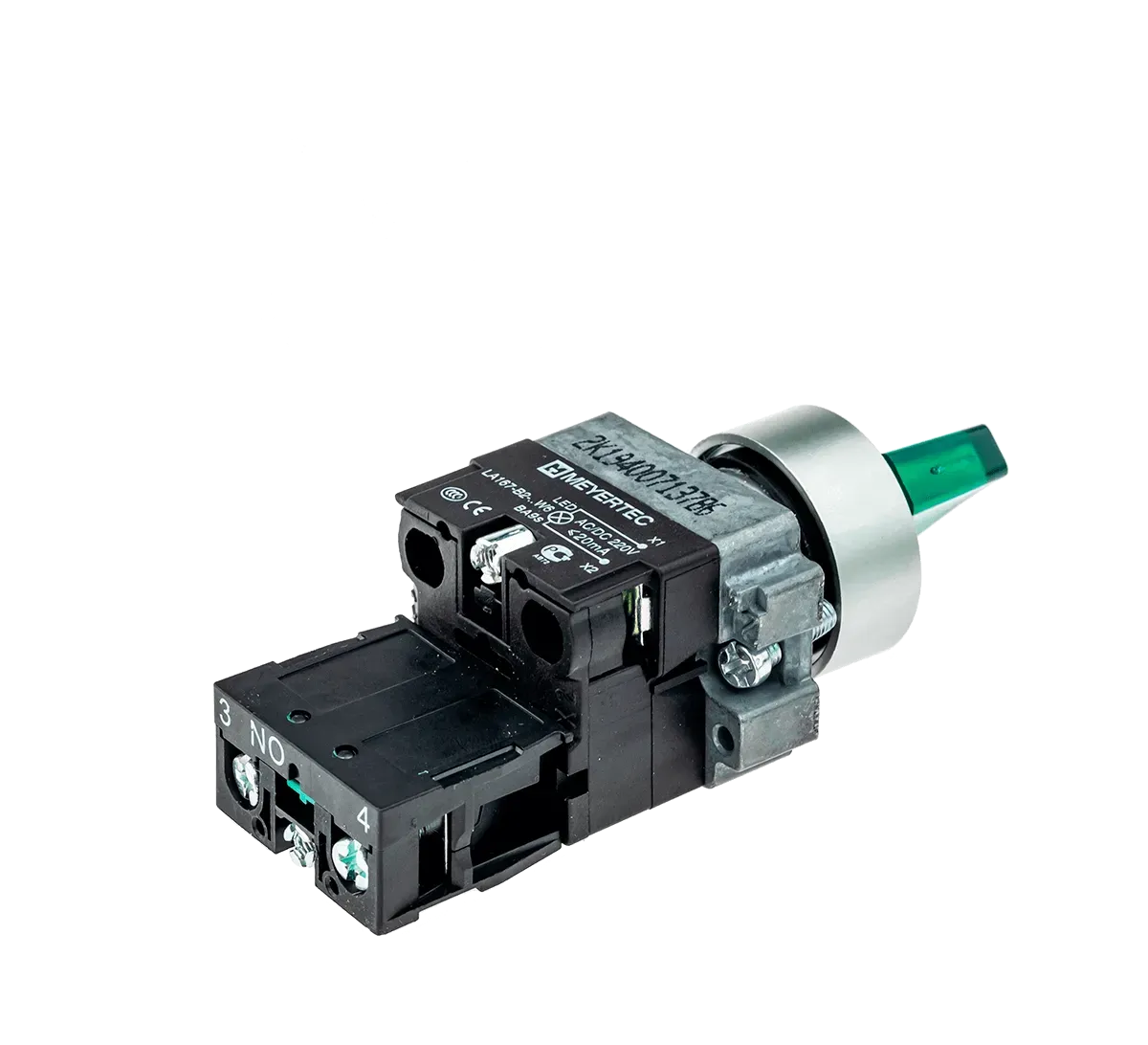 MTB2-BK2361 MEYERTEC Переключатель с LED подсветкой, 24V AC/DC , зеленый, 2 полож. 1NO, фикс., металл 4 MTB2-BK2361 MEYERTEC Переключатель с LED подсветкой, 24V AC/DC , зеленый, 2 полож. 1NO, фикс., металл — изображение 4