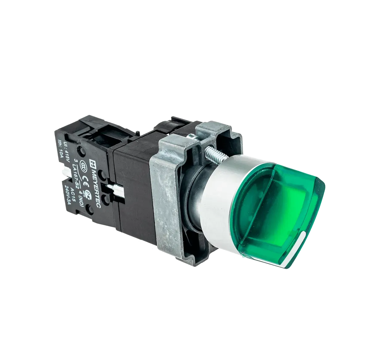 MTB2-BK3361 MEYERTEC Переключатель с LED подсветкой, 24V AC/DC , зеленый, 3 полож. 1NO, фикс., металл 3 MTB2-BK3361 MEYERTEC Переключатель с LED подсветкой, 24V AC/DC , зеленый, 3 полож. 1NO, фикс., металл — изображение 3
