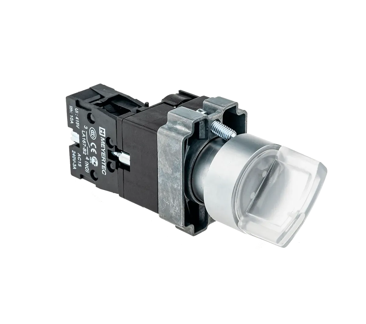 MTB2-BK3763 MEYERTEC Переключатель с LED подсветкой, 220V AC/DC, без цвета, 3 полож. 1NO, фикс., металл 3 MTB2-BK3763 MEYERTEC Переключатель с LED подсветкой, 220V AC/DC, без цвета, 3 полож. 1NO, фикс., металл — изображение 3