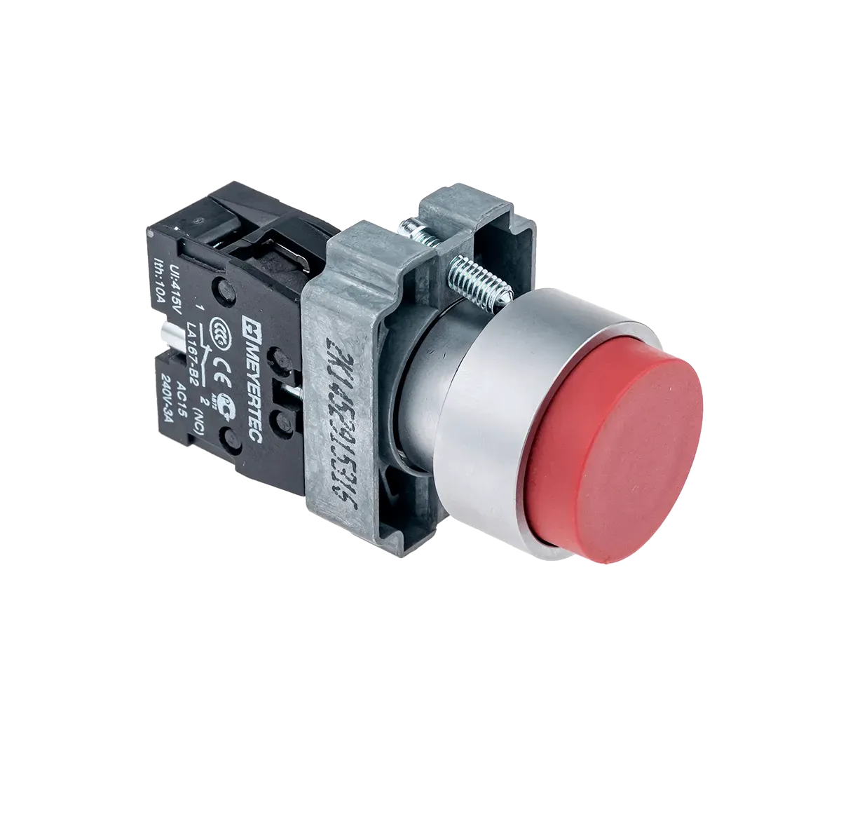 MTB2-BLZ124 MEYERTEC Кнопка выступающая, красная 1NC, металл 2 MTB2-BLZ124 MEYERTEC Кнопка выступающая, красная 1NC, металл — изображение 2