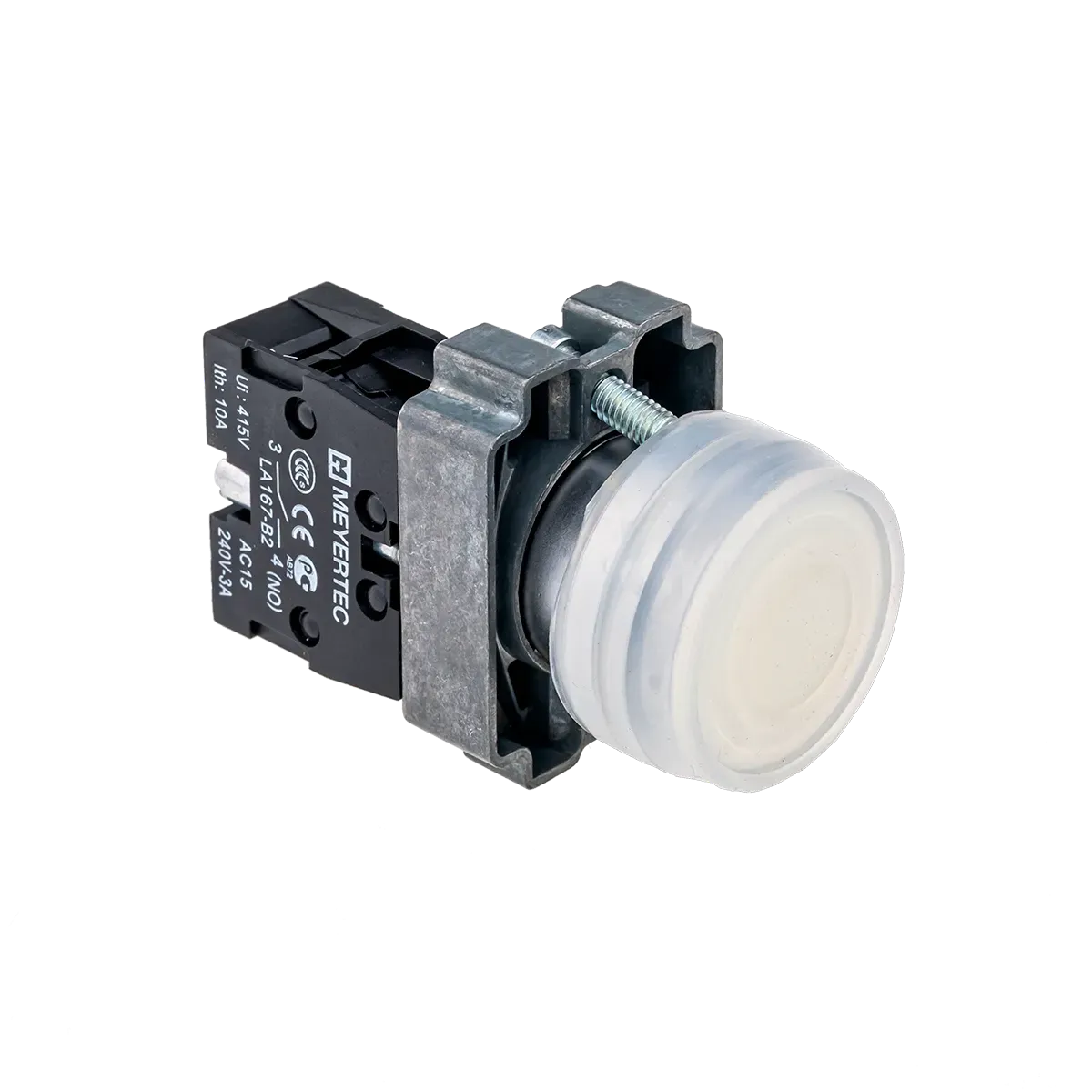 MTB2-BPZ111 MEYERTEC Кнопка в кожухе, белая, 1NO, металл 3 MTB2-BPZ111 MEYERTEC Кнопка в кожухе, белая, 1NO, металл — изображение 3