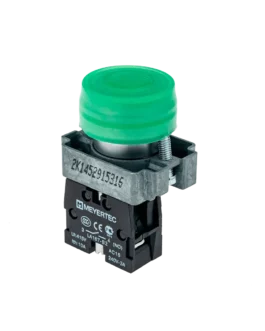 MTB2-BPZ113 MEYERTEC Кнопка в кожухе, зеленая, 1NO, металл