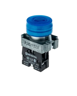 MTB2-BPZ116 MEYERTEC Кнопка в кожухе, синяя, 1NO, металл