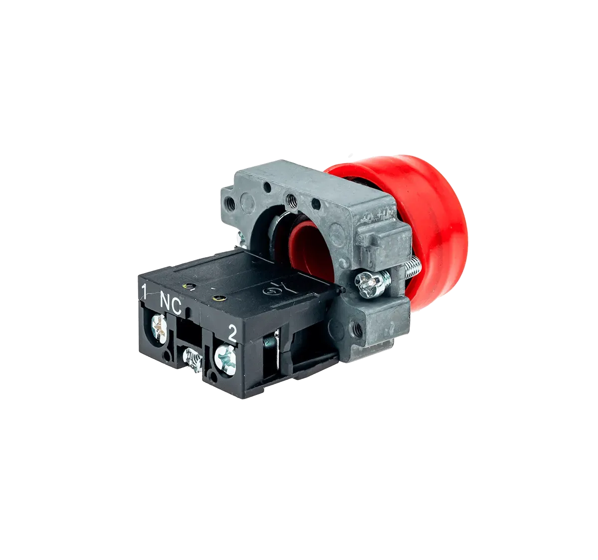 MTB2-BPZ124 MEYERTEC Кнопка в кожухе, красная, 1NC, металл 2 MTB2-BPZ124 MEYERTEC Кнопка в кожухе, красная, 1NC, металл — изображение 2