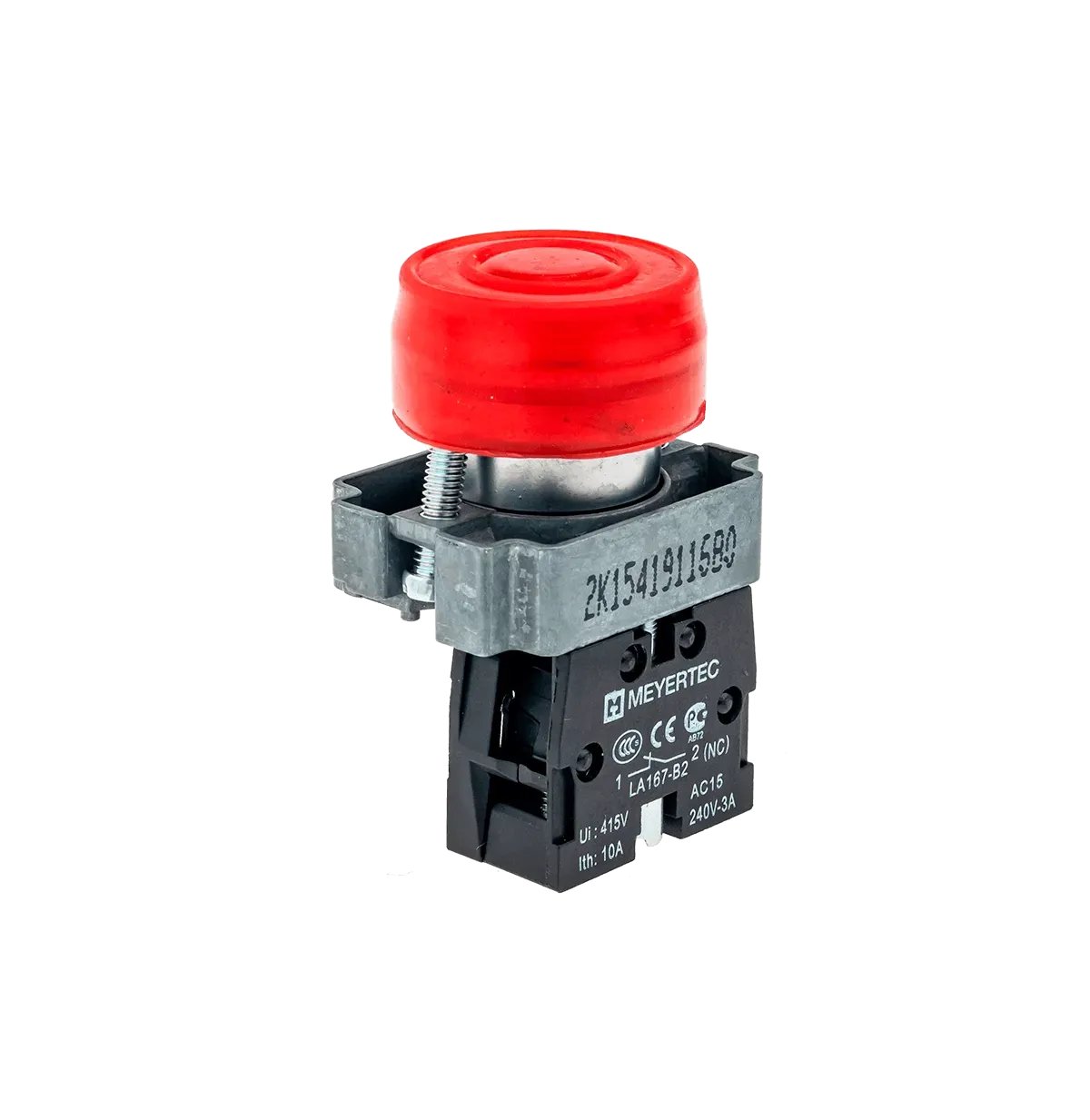 MTB2-BPZ124 MEYERTEC Кнопка в кожухе, красная, 1NC, металл 4 MTB2-BPZ124 MEYERTEC Кнопка в кожухе, красная, 1NC, металл — изображение 4