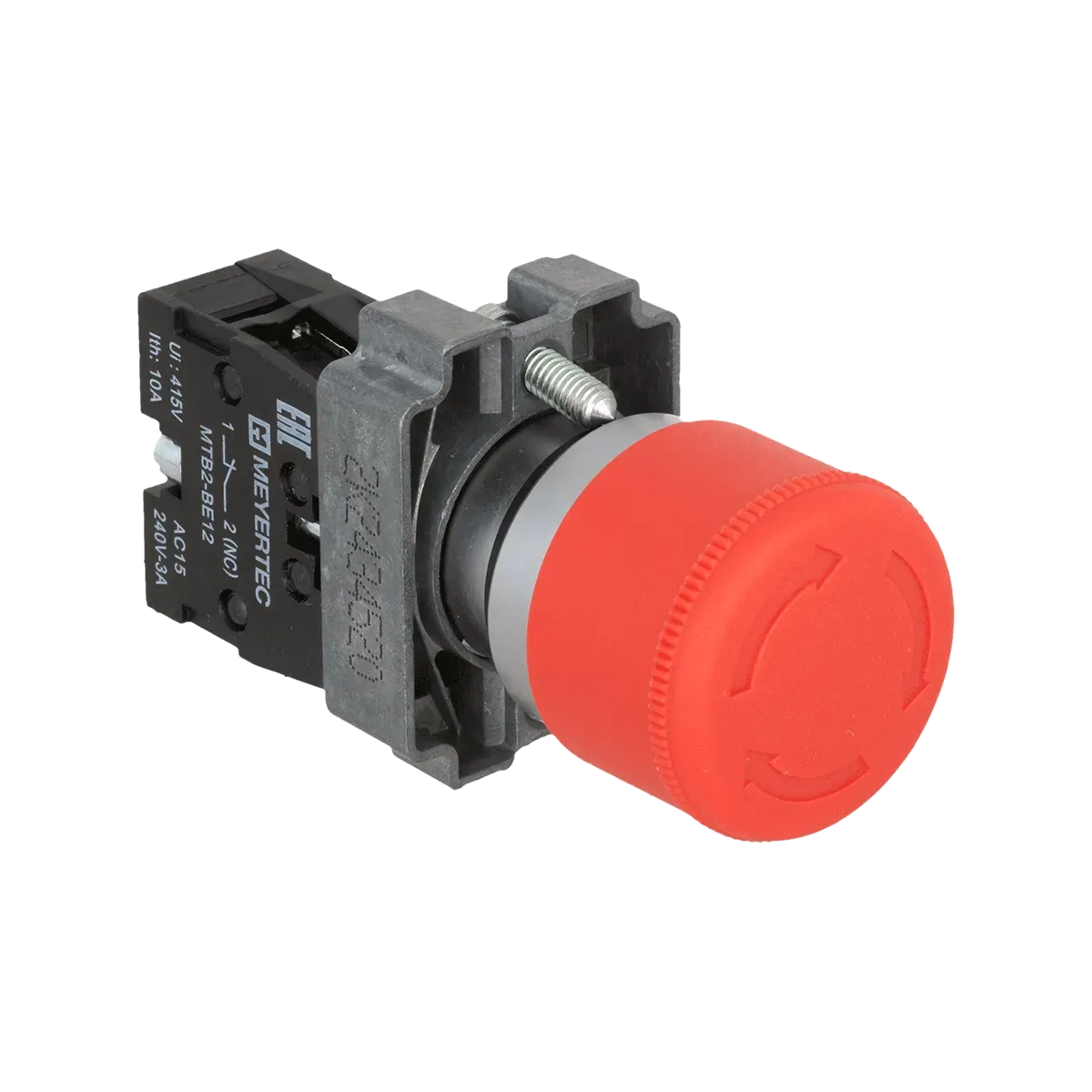 MTB2-BSZ1244 MEYERTEC Кнопка грибовидная возврат поворотом, 1NC, красный, Ø30 мм, металл 2 MTB2-BSZ1244 MEYERTEC Кнопка грибовидная возврат поворотом, 1NC, красный, Ø30 мм, металл — изображение 2