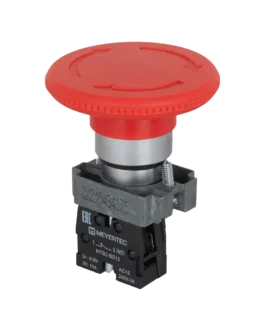 MTB2-BSZ1264 MEYERTEC Кнопка грибовидная возврат поворотом, 1NC, красный, Ø60 мм, металл