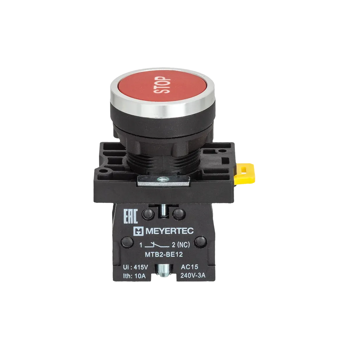 MTB2-EA41622 MEYERTEC Кнопка плоская красная, маркировка "STOP", 1NC, IP54, пластик 2 MTB2-EA41622 MEYERTEC Кнопка плоская красная, маркировка "STOP", 1NC, IP54, пластик — изображение 2