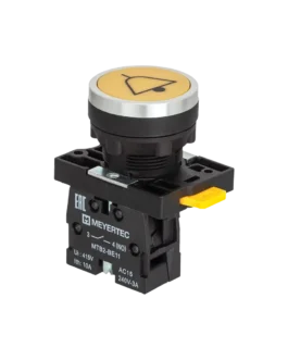 MTB2-EA52711 MEYERTEC Кнопка плоская желтая, маркировка «ЗВОНОК», 1NO, IP54, пластик