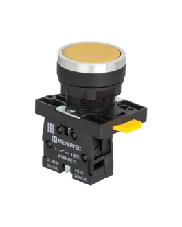 MTB2-EAZ115 MEYERTEC Кнопка плоская желтая, 1NO, IP54, пластик