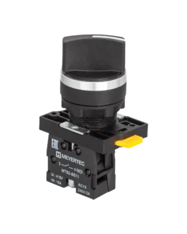 MTB2-EDZ112 MEYERTEC Переключатель на 2 положения с фиксацией, короткая ручка, 1NO, IP54, пластик