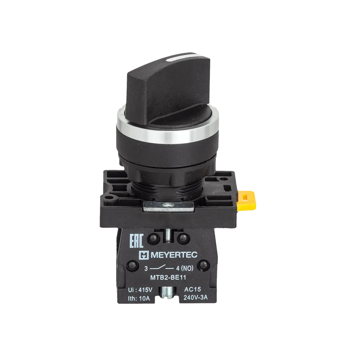 MTB2-EDZ114 MEYERTEC Переключатель на 2 положения с возвратом, короткая ручка, 1NO, IP54, пластик 2 MTB2-EDZ114 MEYERTEC Переключатель на 2 положения с возвратом, короткая ручка, 1NO, IP54, пластик — изображение 2