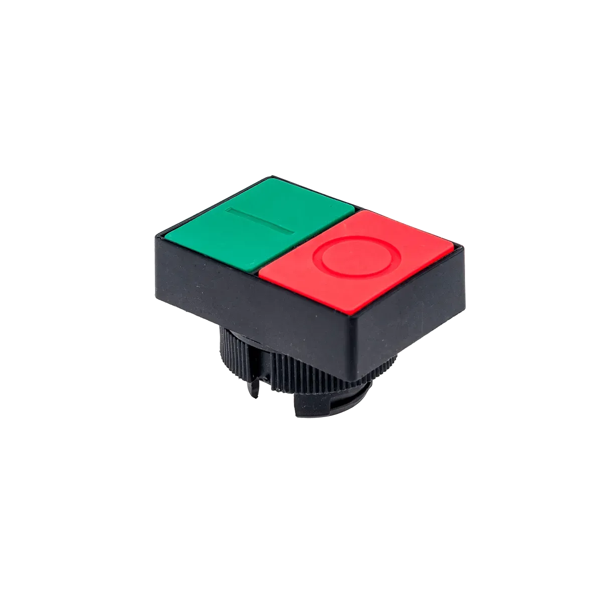 MTB2-EL83 MEYERTEC Головка двойной кнопки, красный/зеленый, плоский толкатель, IP40, пластик 1 MTB2-EL83