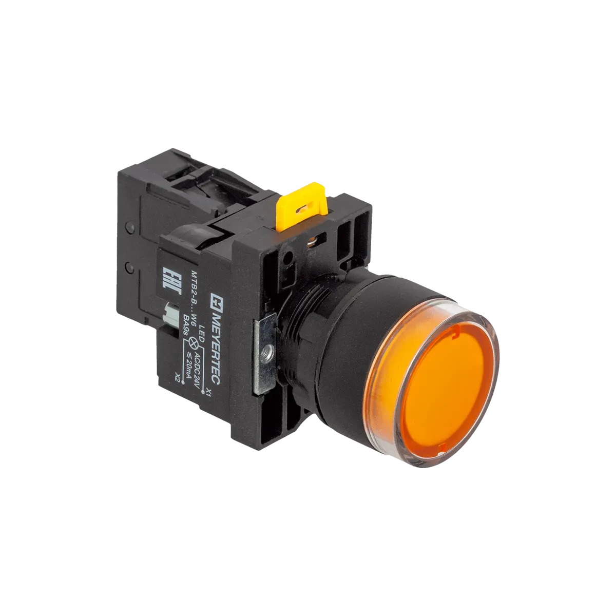 MTB2-EW35611 MEYERTEC Кнопка желтая с подсветкой, 1NO, 24V AC/DC, IP54, пластик 3 MTB2-EW35611 MEYERTEC Кнопка желтая с подсветкой, 1NO, 24V AC/DC, IP54, пластик — изображение 3