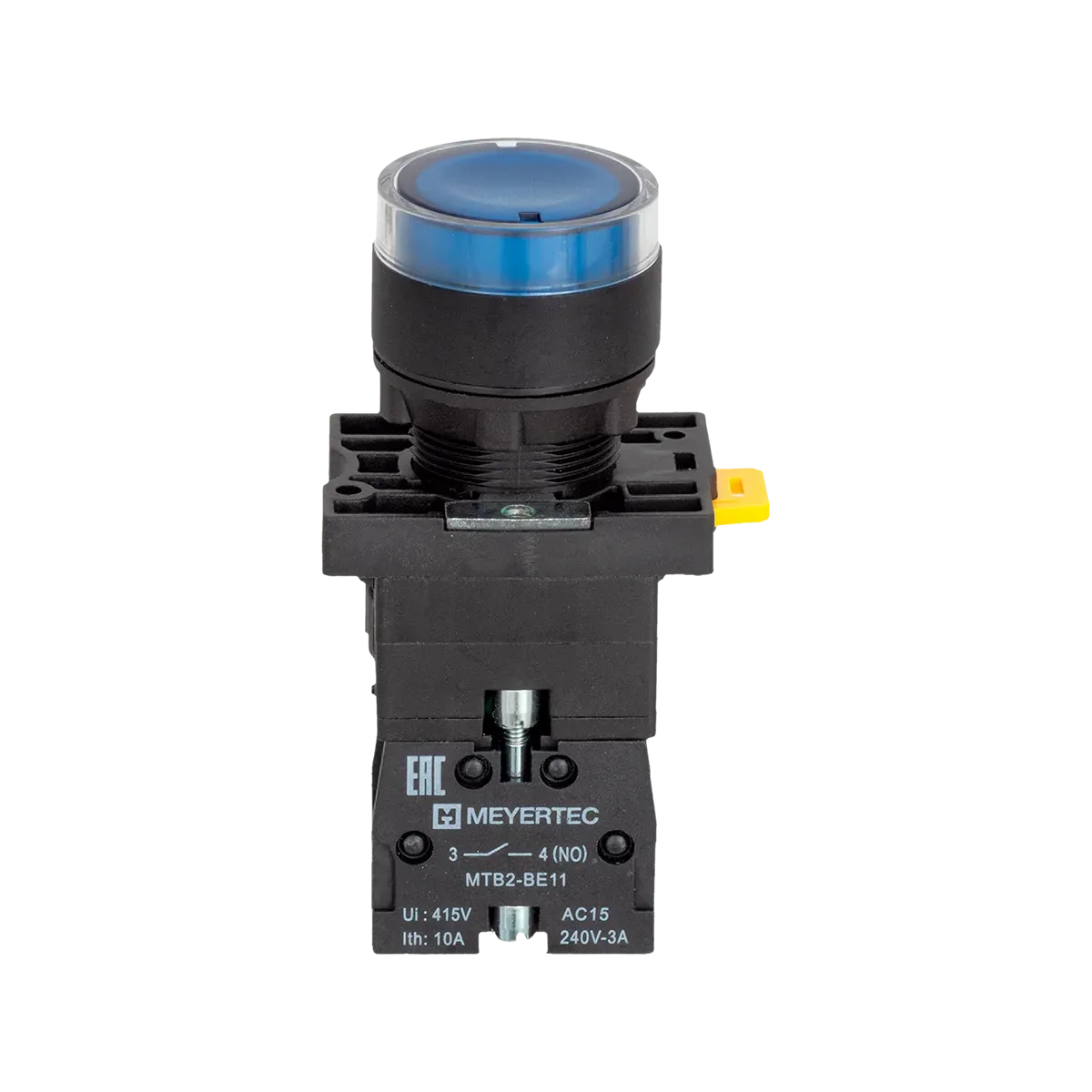 MTB2-EW36613 MEYERTEC Кнопка синяя с подсветкой, 1NO, 220V AC/DC, IP54, пластик 2 MTB2-EW36613 MEYERTEC Кнопка синяя с подсветкой, 1NO, 220V AC/DC, IP54, пластик — изображение 2
