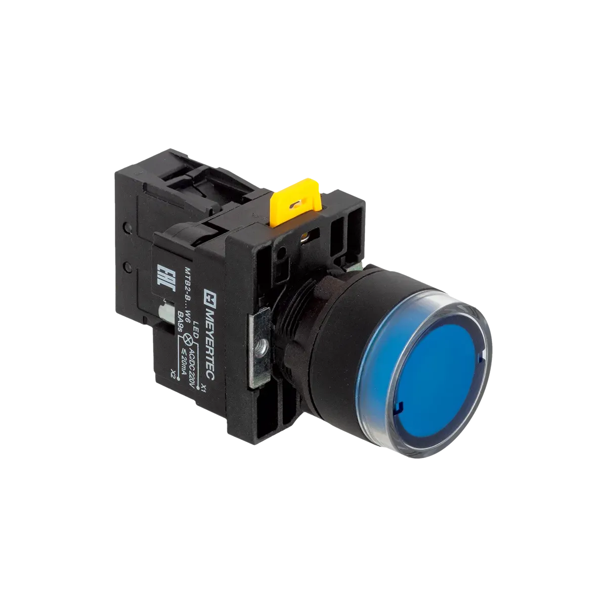 MTB2-EW36613 MEYERTEC Кнопка синяя с подсветкой, 1NO, 220V AC/DC, IP54, пластик 3 MTB2-EW36613 MEYERTEC Кнопка синяя с подсветкой, 1NO, 220V AC/DC, IP54, пластик — изображение 3