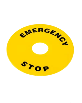 MTB2-F12 MEYERTEC Табличка «Emergency Stop», размер 90 мм (2 шт. в комплекте)