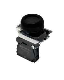 MTB4-BP21 MEYERTEC Кнопка черная в кожухе, 1NO, IP66, металл