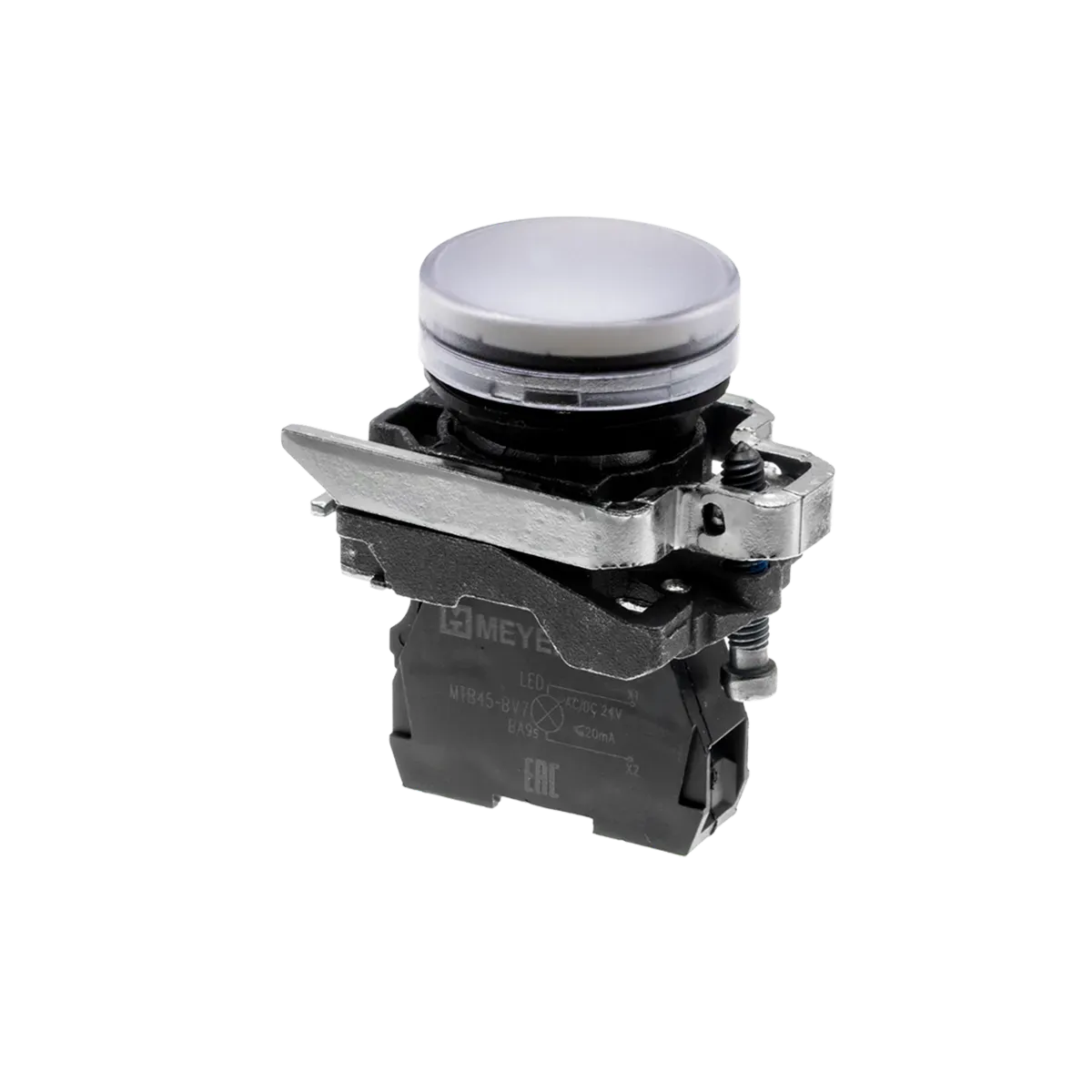 MTB4-BV711 MEYERTEC Лампа сигнальная белая, 24V AС/DC, IP65, металл 1 MTB4-BV711