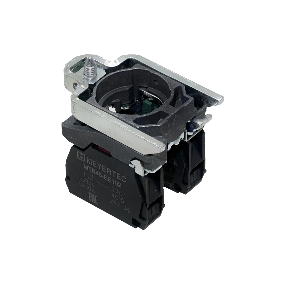 MTB4-BZ105 MEYERTEC Основание с блок-контактом, 1NO+1NC, металл 1 MTB4-BZ105