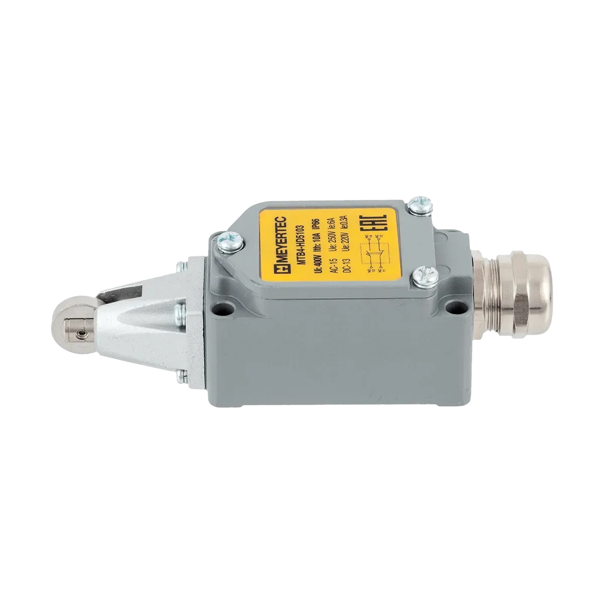 MTB4-HD5103 MEYERTEC Выключатель концевой, IP66, ролик стальной вертикальный нажимной 4 MTB4-HD5103 MEYERTEC Выключатель концевой, IP66, ролик стальной вертикальный нажимной — изображение 4