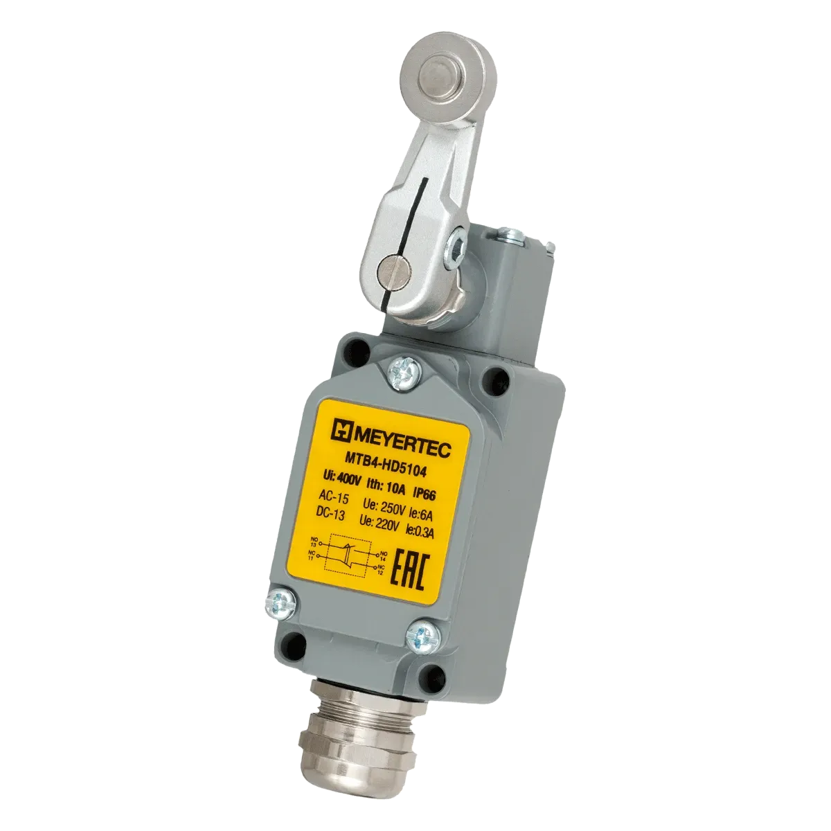 MTB4-HD5104 MEYERTEC Выключатель концевой, IP66, ролик стальной поворотный 2 MTB4-HD5104 MEYERTEC Выключатель концевой, IP66, ролик стальной поворотный — изображение 2