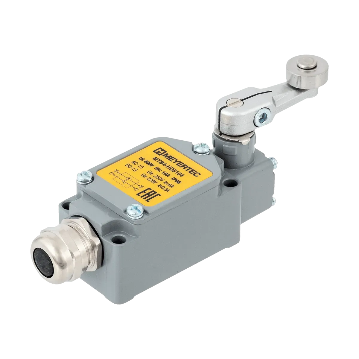 MTB4-HD5104 MEYERTEC Выключатель концевой, IP66, ролик стальной поворотный 3 MTB4-HD5104 MEYERTEC Выключатель концевой, IP66, ролик стальной поворотный — изображение 3
