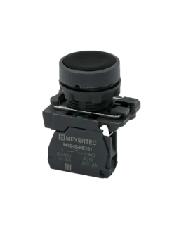 MTB5-AA21 MEYERTEC Кнопка плоская черная, 1NO, IP65, пластик