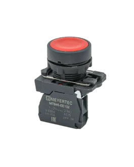 MTB5-AA42 MEYERTEC Кнопка плоская красная, 1NС, IP65, пластик