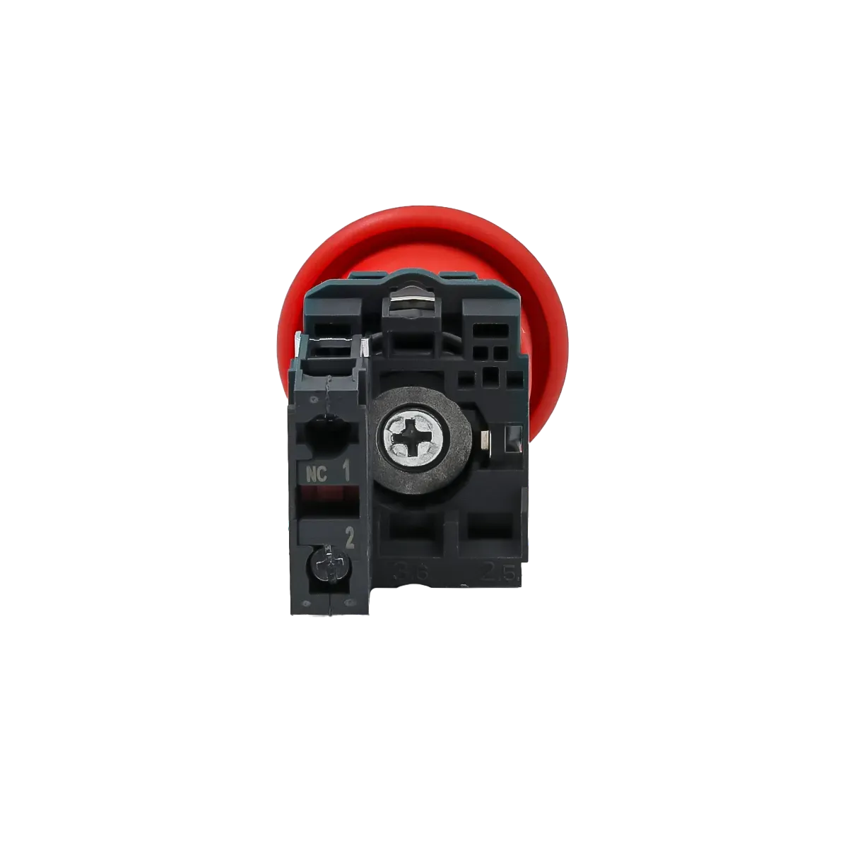 MTB5-AC42 MEYERTEC Кнопка грибовидная красная, 40 мм, пружиный возврат, 1NС, IP65, пластик 4 mtb5-ac42-knopka-gribok-04.webp