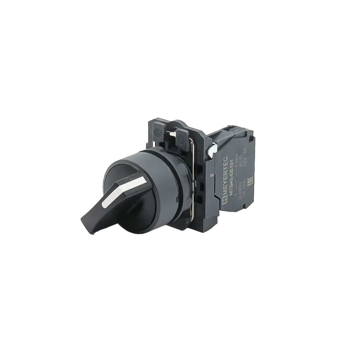 MTB5-AD41 MEYERTEC Переключатель на 2 положения с возвратом, короткая ручка, 1NO, IP65, пластик 2 mtb5-ad41-pereklyuchatel-02.webp